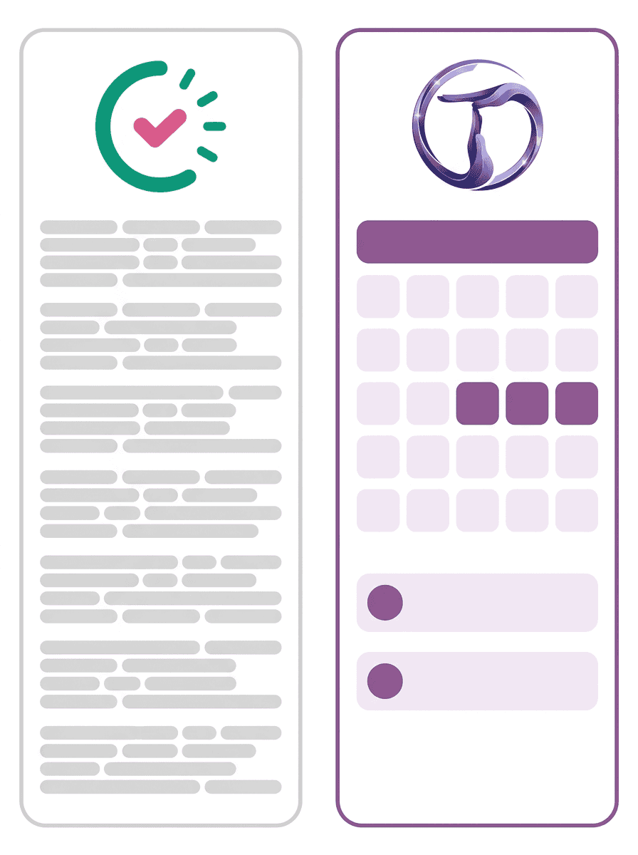 Comparison: dedicated leave management against shift planning with a leave module