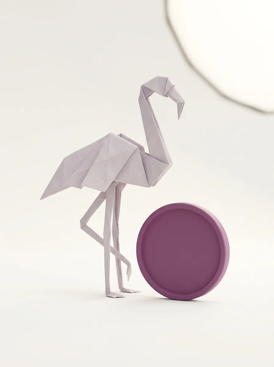 Abstract 3D illustration of a chat bubble evolving into a governed workflow