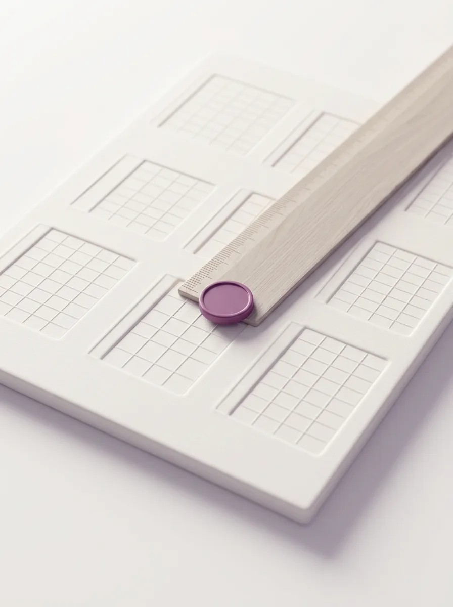 Abstract 3D illustration of a yearly entitlement being portioned