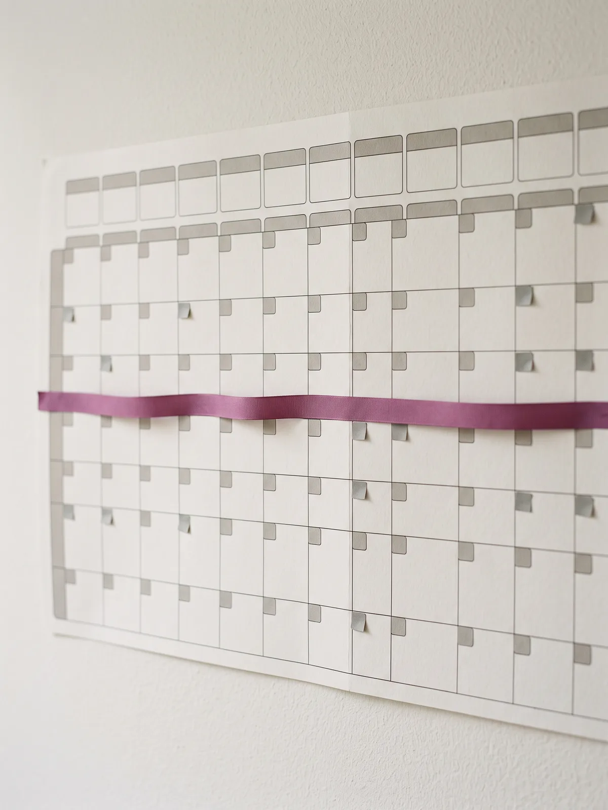 Calendar showing a multi-month sabbatical block next to regular vacation days